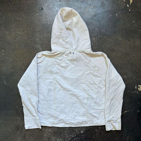 Converse Women’s Drawstring Long Sleeve Full Zip Hoodie White Size Small - Picture 9 of 16